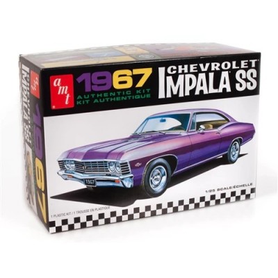Modèle à Coller : Chevy Impala SS 1967 - Niveau 2 